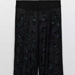 ZARA NWT  SHEER POLKADOT SEQUIN PANTS SIZE S Photo 2