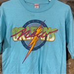 American Vintage Vintage Single Stitch 80s Baby Blue New Orleans Puff Print Graphic Tee Photo 1