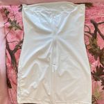 Dolls Kill New with tags white latex strapless mini dress Photo 5