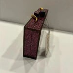 Lulu Party Box With Chain Crossbody Purse Purple Photo 2