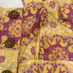 Plenty By Tracy Reese Vintage Y2K Boho Medallion Blouse Sz 4 Photo 5