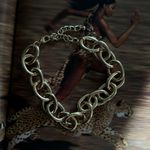 Chunky Chain Choker Necklace Gold Photo 0