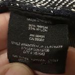 Theory Branteen JP Check Knit Mini Dress Navy White Plaid Size Large Photo 12