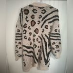 Love Riche  Womens Leopard Animal Print Cardigan Photo 1