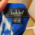 Beldini Tie Dye Tunic Top Rhinestone‎ Embellished Long Sleeve Blue M NEW Size M Photo 5