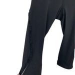 Lululemon ‎ Capri Leggings 6 Black Green Athleisure Gym Yoga Activewear Photo 2