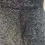 One Clothing Metallic Shimmer Romper Short Sleeve Wide Leg Black Silver Sz Small Photo 6