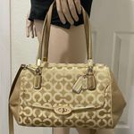 Coach  G1382-25638 Madison Op Art Sateen Madeline East/West Satchel Bag Photo 3