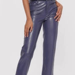 Cami NYC  Hanie Vegan Leather Pants in Night Shadow Blue Size 2 Photo 0