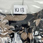 Sanctuary  Sz S Flora Babydoll Dress Short V-Neck Long Sleeve Black Floral Tiered Photo 10