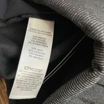 Chico's Fabulously Slimming Ponte Slim ankle Cropped pants Black Shimmer 00 2 new Photo 13