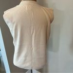 Designers Originals Cream 100% Cotton Sleeveless Top Women’s Size Large Photo 2