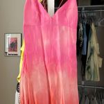 ZARA Tie-Dye Dress Satin Photo 0