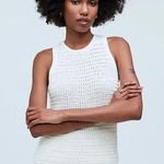 Madewell Crochet-Knit Crewneck Sweater Tank Size Medium Photo 2