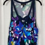 Lane Bryant Blue Floral Sleeveless Knit Maxi Dress Sz.18/20 Photo 1