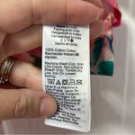 J.Crew Regenerative Cotton Poplin Floral puffed sleeve blouse size medium Photo 5