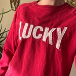 Lucky Brand Vintage Red Crewneck Sweater Photo 8