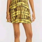 Alice + Olivia Raquel Minidress Sun Drenched Sunbeam Sz 6 Vacation Beach Resort Photo 0