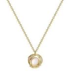 Cat's Eye Stone Pendant Necklace for Women Gold Photo 0
