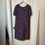 Koret Paisley Dress with embroidered Blazer set size 18 Purple Photo 5