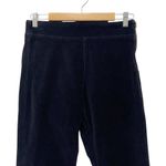 Free People NWT In My Feelings Black Velvet Crop Slim Flare Boho Pants Size XS Photo 3