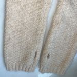 Free People Armour Knit Arm Hand Warmer Fingerless Womens Cream Ribbed Gorpe Photo 1