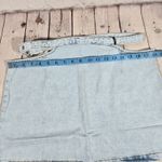 We Wore What Denim Cut Out Mini Skirt Super Light L NWT Photo 6