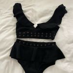 Black swimsuit/ festival outfit Photo 0