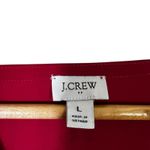 J.Crew Long Sleeve V-Neck Blouse Womens L Fuchsia Pink Feminine Career Classic Photo 5