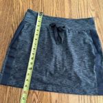Athleta Downtown Metro Skort Skirt Gray W/Black Trim Heather Sz XS Pockets Photo 6