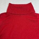 Loft Turtleneck Tunic Sweater Size Medium Holidays Cozy Party Casual Colorful Photo 2