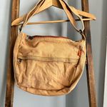 Crossbody Canvas Bag for Women and Men Slouchy Bag Shoulder Messenger Travel Tan Photo 0