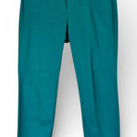 Banana Republic  Green Sloan Crop Trouser Dress Pants Womens 6 Preppy Corpcore Photo 0