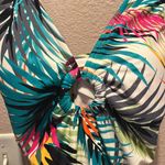 Shade & Shore New Women's Plunge Ring Detail One Piece Swimsuit Tropical Medium Photo 2