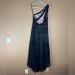 Aijek Rylee Lace Toga Maxi Dress Black Size 4 Photo 4