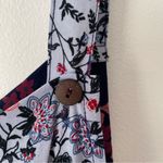 Sacred Threads  NWTs Wisteria Blue Floral Overalls size L/XL Photo 7