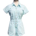 Show Me Your Mumu  Womens Canon Romper Blue Size M NWT Photo 1