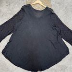 Greater Good Womens Midnight Butterfly Long Sleeve Tunic Top Goth in Black 3X/4X Size undefined Photo 9