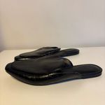 A New Day  Faux Leather Croc Slip On Loafers Flats Black Womens US Shoe Size 11 Photo 1