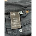 7 For All Mankind  Jeans size 28 The Skinny Black Skinny Jeans Photo 2