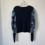 Anthropologie Bl-nk London Puff Sleeve Butterfly Sweater size XXS Photo 7