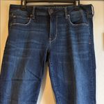 American Eagle  | Dark Wash “Skinny” Cuffed Jeans Size 12 Regular Photo 2