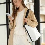 Walter Baker NWT Carly Bag, Canvas Vegan Leather Tote, New w/Tag Retail $198 Photo 8