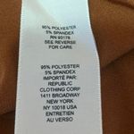 Philosophy Women's Brown Knit Short Puff Sleeve V-Neck Blouse Sweater Top Size S Photo 4