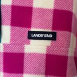 Lands' End  Pink and Cream Checkered Pullover Size XL Photo 1