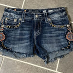 Miss Me  Signature Jean Shorts size 28 Photo 0