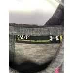 Under Armour -2. Women's Pink Logo Semi-Fitted Cropped Pullover Hoodie Grey Sma Photo 1