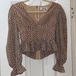 Hello Molly Printed Flowy Sleeve Blouse  Photo 0