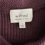 Aritzia Wilfred Palmier Sleeveless Crew Neck Tunic Wool Sweater Purple | Small Photo 9