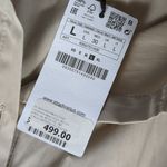 Stradivarius  cream button down dress size large Photo 3